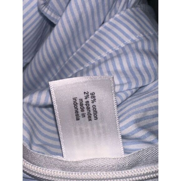 NEW WITH TAGS Beautiful Lane Bryant Ruffle Sleeve Cold Shoulder Blouse  Striped - Picture 7 of 9